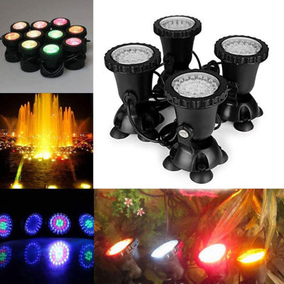 LED Underwater Lights Waterproof Lamp RGB Color Changing Underwater Spot Light For Swimming Pool Fountains Pond Garden Aquarium