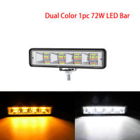 NLpearl 6 Inch 12v 24V LED Light Bar Offroad LED Bar for Car Jeep Boat Truck Suv Atv 4x4 Spotlight White Yellow LED Work Light