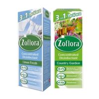 ❄Zoflora โซฟลอรา น้ำยาฆ่าเชื้อโรค อเนกประสงค์ สูตรเข้มข้น ขนาด 120 ml กลิ่นคันทรี่การ์เด้น 20615  ลินินเฟรช 20614♭