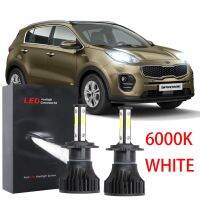 ชุดไฟหน้าฮาโลเจน LED 6000K 2012-2015 แบบเปลี่ยน สําหรับ Kia Sportage SL 2012-2015 2PCS