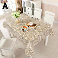 Pzcf รับประทานอาหารกันน้ำ Placemat DeskCover Oilcloth ตกแต่งบ้านผ้าปูโต๊ะพรรคคริสต์มาสฉนวนสี่เหลี่ยมผืนผ้า