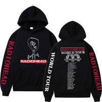 Rock Band Radiohead The Bends Double Sided Graphic Hoodie Men Vintage Punk Hip Hop Sweatshirt Male Oversized Streetwear Size XS-4XL