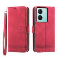 เคสโทรศัพท์หนังลายเส้นความฝันสำหรับ Vivo Y36 Dierfeng (สีเขียว)