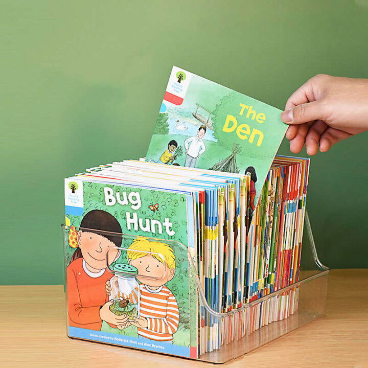 Plastic Container Storage Box Basket Bin for Bookshelf Desk