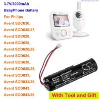 [COD] 3000mAh Battery NTA3460-4 NTA3459-4 for Avent SCD630/37 SDC630 SDC620 SCD620 SCD625 SCD630 SCD833 SCD843