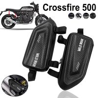 500X 125XS ครอสไฟร์สำหรับรถมอเตอร์ไซค์ Brixton Crossfire 125 XS 500 X XC ดัดแปลงกระเป๋า Se กันน้ำได้สามเหลี่ยมเปลือกแข็งกระเป๋า Se