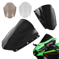 กระจกกระจกรถจักรยานยนต์ที่เบนทางลมกันแมลงวันสำหรับ KAWASAKI Ninja ZX-10R ZX10R ZX10RR 2021 2022 2023 P/N 39154-0403