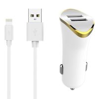 MAIMI T5 หัวชาร์จพร้อมสายชาร์จ สำหรับรถยนต์ Car Charger kit 2.4A หัวชาร์ทรถ+สายชาร์จ หัว+สายชาร์ทรถ