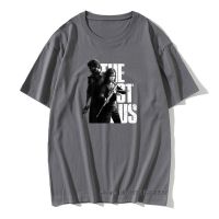 Vintage The Last Of Us Ellie And Joel T-Shirt For Men Cotton Tshirt Fireflies Tlou Video Game Retrod