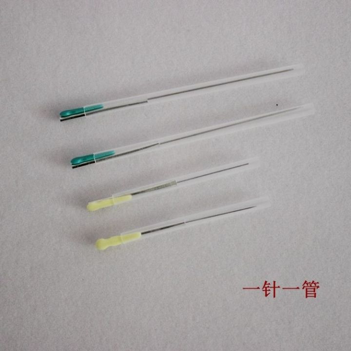 le-moxibustion-brand-disposable-sterile-single-needle-with-tube-aluminum-handle-blade-small-needle-knife-chaowei-needle-knife-one-needle-one-tube-free-shipping