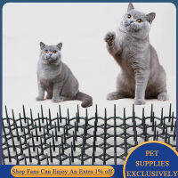 13 × 49ซม. Garden Cat Scat Repellent Mat Prickle Strips Net Spike Deterrent Keep Cat Dog Away เฟอร์นิเจอร์ขุดปีนเขารั้วแมว