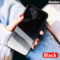 เคสสำหรับ Realme 11 4G ฝาครอบกระจกเทมเปอร์ลายดาวกระจกท้องฟ้าคู่รักออกแบบมาสำหรับเคสใส่โทรศัพท์ Realme11 4G