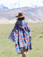 Spot National Style Hats, Shawls, Tap Lijiang, Xinjiang Tibet Tourism Piece, Warm Outside Cloak