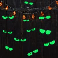 【CC】ஐ▥◘  New Wall Decals Glowing The Dark Eyes Window Sticker for Decoration Supplies