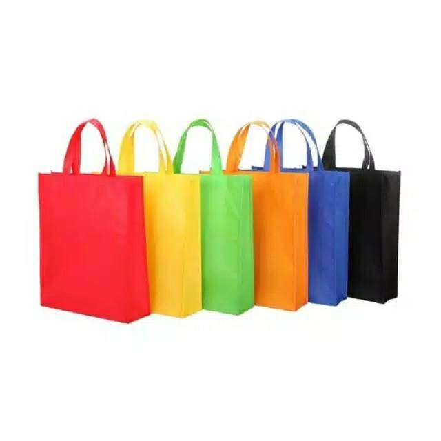 adm store Tas Belanja Polos / Tas Kain Spunbond Goodie Bag / Kantong ...