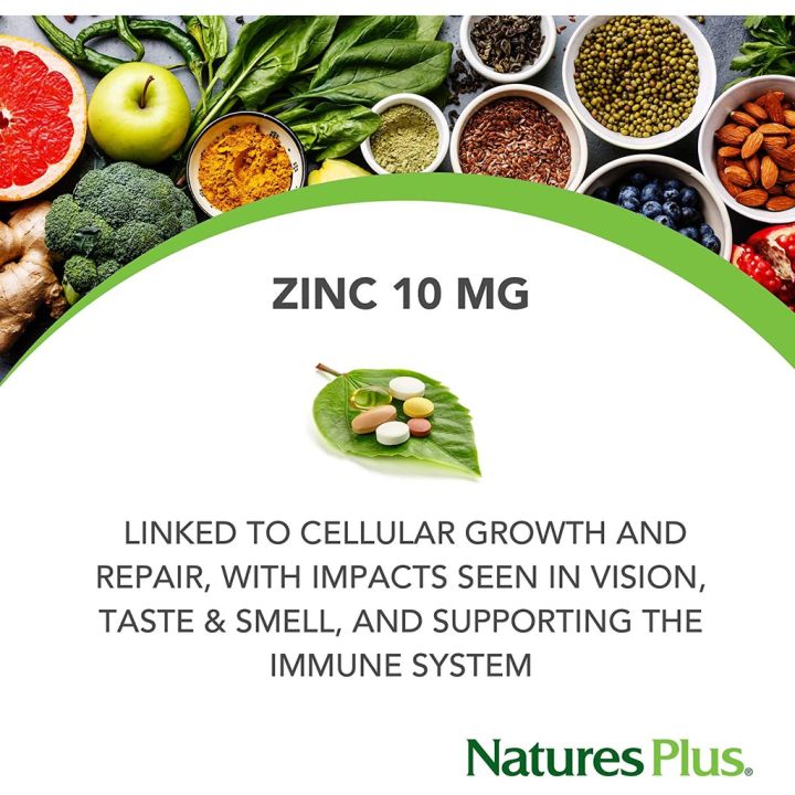 ซิงค์-zinc-10-mg-90-tablets-natures-plus-สังกะสี