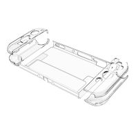 Applicable To Nintendo Switch Oled Protective Case With Bracket Ns Oled Transparent With Personality Crystal Case