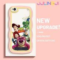 Jlingji เคสสำหรับ Xiaomi Redmi 4A 5A เคส6A การ์ตูนทอยสตอรี่ขอบคลื่นเคสโทรศัพท์ลวดลายขอบซิลิโคนของเหลวแบบนิ่มดั้งเดิมเคสคลุมทั้งหมดตัวปกป้องกล้องถ่ายรูปเลนส์เคสฝาหลังกรอบกันกระแทก