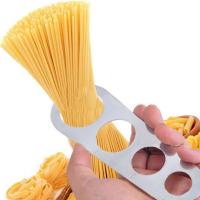 VGFD Gadget Alloy Stainless Steel Cooking Tool Italy Noodles Durable Amount Spaghetti Ruler Pasta Measure Controller Noodle Measurer