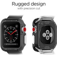 Rugged Armor watch cover for Apple Watch Case 44mm 45mm 40mm Tpu soft Shockproof Protective bumper iwatch 4 5 6 SE 7 accessories