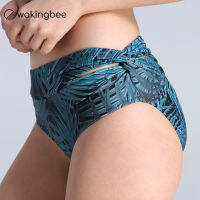 Wakingbee Tahiti Bikini (Palm) บิกินี่ กางเกงว่ายน้ำ เก็บทรง ลายสวย กันยูวี แห้งเร็ว