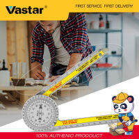 Vastar 180องศาเครื่องวัดมุมมุมเหล็กสแตนเลสวัดรอบหัวก้ามปูสำหรับวัดไม้บรรทัด10/14.5ซม.