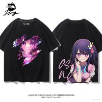 HZ Oshi no Ko Anime Tshirt Short Sleeve Top Cosplay Ai Hoshino Akane Shirt Harajuku Fashion Casual Plus Size Tee ZH