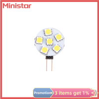 Ministar หลอดไฟหลอดไฟ LED LED 6 9 12 24 G4หลอดไฟ180องศา DC12V 5050 SMD สีขาวเย็นอบอุ่นหลอดไฟฮาโลเจน1ชิ้น