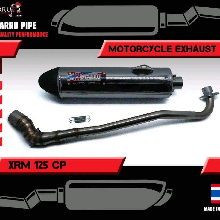 Mutarru Pipe (XRM 125 CP) Exhaust Lazada PH