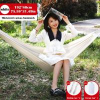 Outdoor Comfortable Hammock Canvas Hammock Swing Camping Single Hammock Hammock G2O5