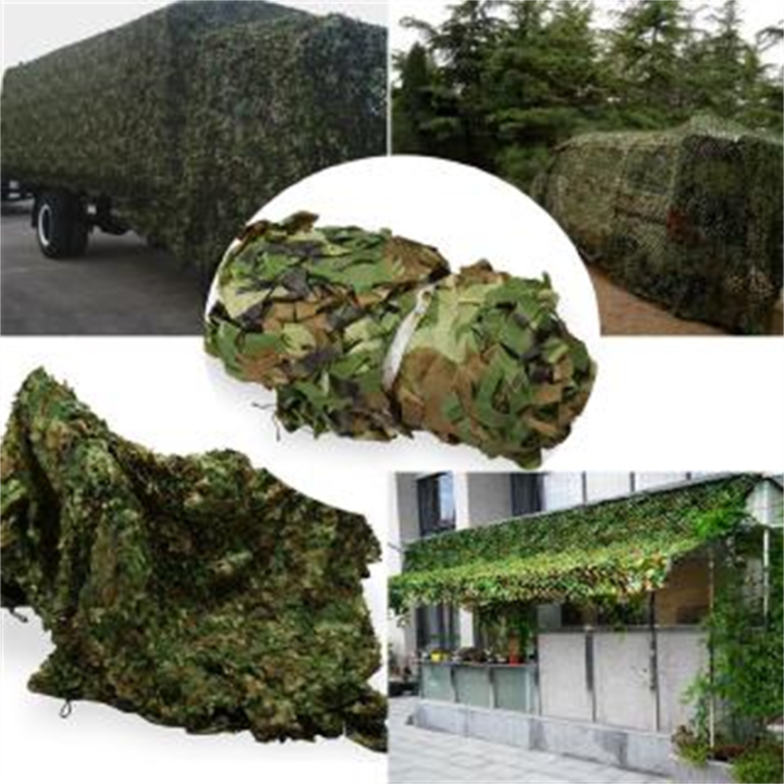 Double Layer Military Camouflage Net Sun Shelter Camo Netting Camping ...