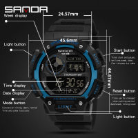 SANDA 50M Waterproof Digital Watch Men Chronograph Sports Mens Swim Wristwatches G Style Men Watches Clock Relogio Masculino