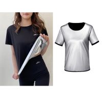 【CW】 Women Sauna Suit Sweat Vest for Weight Loss Waist Trainer Slimming Workout Sauna Tank Shapewear Slimming Shirt