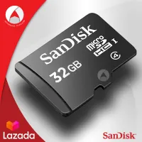 Sandisk Memory micro SD Card Class 4 32GB SDHC Speed 4MB/s (SDSDQM_032G_B35) เมมโมรี่ การ์ด แซนดิส โดย ซินเน็ค รองรับวีดีโอ HD720p ลำโพง เครื่องเล่นMP3 แท็บเล็ต โทรศัพท์ มือถือ สมาร์ทโฟน Andriod รับประกัน 5ปี โดย Synnex