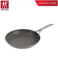 BALLARINI กระทะเคลือบ Non - stick อะลูมิเนี่ยม มือจับสแตนเลสสตีล รุ่น Torino 28 ซม. สีเทา N75001851