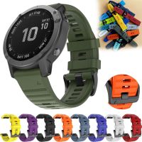 ☬◎☎ 22/26mm Smart Watch For Garmin epix Pro 51mm Sport Silicone Strap Fenix 7 7X 5 5X Plus 6 6X Pro Bracelet Quick Easyfit Band