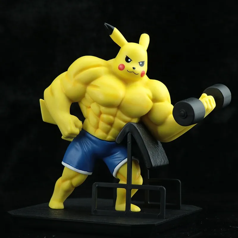 Kalamada アニメアクションフィギュア 7 Gk Pvc ピカチュウフィギュア フィギュア ボディビルディングシリーズコレクション 誕生日ギフト 新作続 Gk