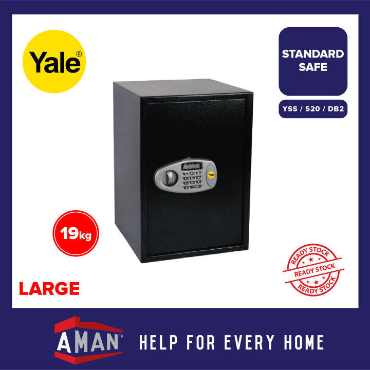 YALE Safe Box Anti-Theft Large Digital Safety Box Security Box Peti ...