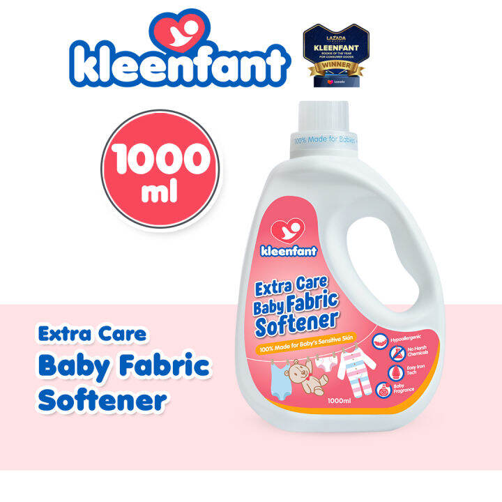 Kleenfant Extra Care Baby Fabric Softener (1 Liter) Fabcon for Baby