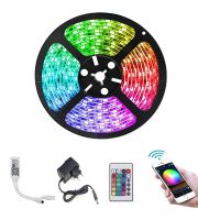 เทป RGB Ledstrips 12 V โวลต์ SMD 2835แถบกันน้ำ1M- 5M 10M 15M 20M Wifi 12 V แสง RGB แถบไฟ Led เทปทั้งชุดระยะไกล