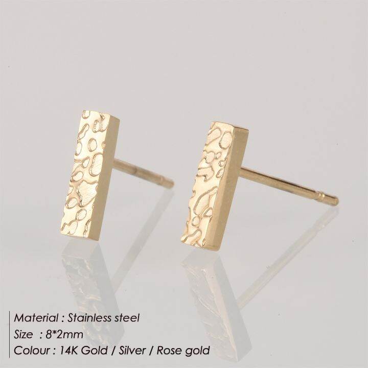 e-manco-korean-style-small-stud-earrings-for-women-fashion-stainless-steel-safety-pin-ladies-earrings-studs-jewelry