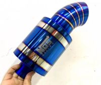 ปลายท่อรถ NOS RACING ปลายท่อรถเก๋ง ไส้ตรง งานสแตนเลส ไดร์ไทเทแท้ งานสวย เสียงทุ้ม Car exhaust Titanium