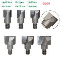 ชุดเครื่องตัดมิลลิ่งประตูอัลลอยเหล็กทังสเตน6ชิ้นสำหรับประตูไม้/ทาสี