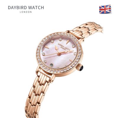 New lady watch calendar set auger little watch steel band bracelet with Japan movement waterproof watch source manufacturer