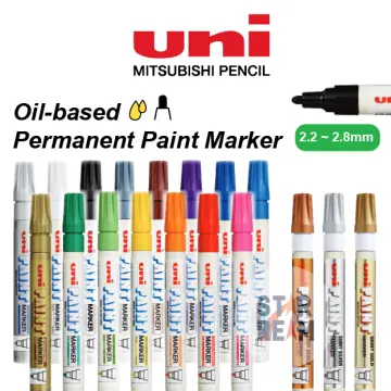 Uni Posca Water-Based Paint Marker White - All Surface (PC-1M/PC-3M/PC-5M)