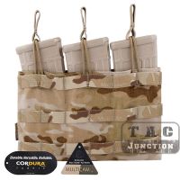 ต่อสู้ยี่ห้อ Emerson 5.56 223 Triple เปิดซองกระสุน Emersongear MOLLE/PALS กระเป๋า Mag Webbing ดึงแท็บ Quick อุปกรณ์เสริม