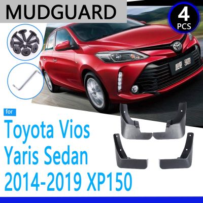 Mudguard for Toyota Vios Yaris Sedan 2014 2019 XP150 2015 2016 2017 2018 Car Accessories Mudflap Fender Auto Replacement Parts