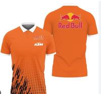 3D Printed Ktm Racing Nct-Lt Polo Shirt Ver 3 (Orange)