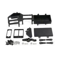 Double Steering Gear Equipment Compartment+15T/17T Arm Kit for 1/5 Losi 5Ive-T Rovan Lt Km X2 Fid Dtt Ql Truck