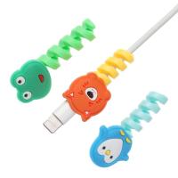 Kabel Spiral Baru Pelindung Kabel Data Kabel Pelindung Lucu Kartun Panda Casing Pelindung Kabel Penutup Winder Kabel Pengisi Daya USB